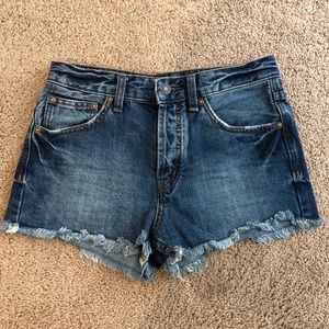 Free people jean shorts